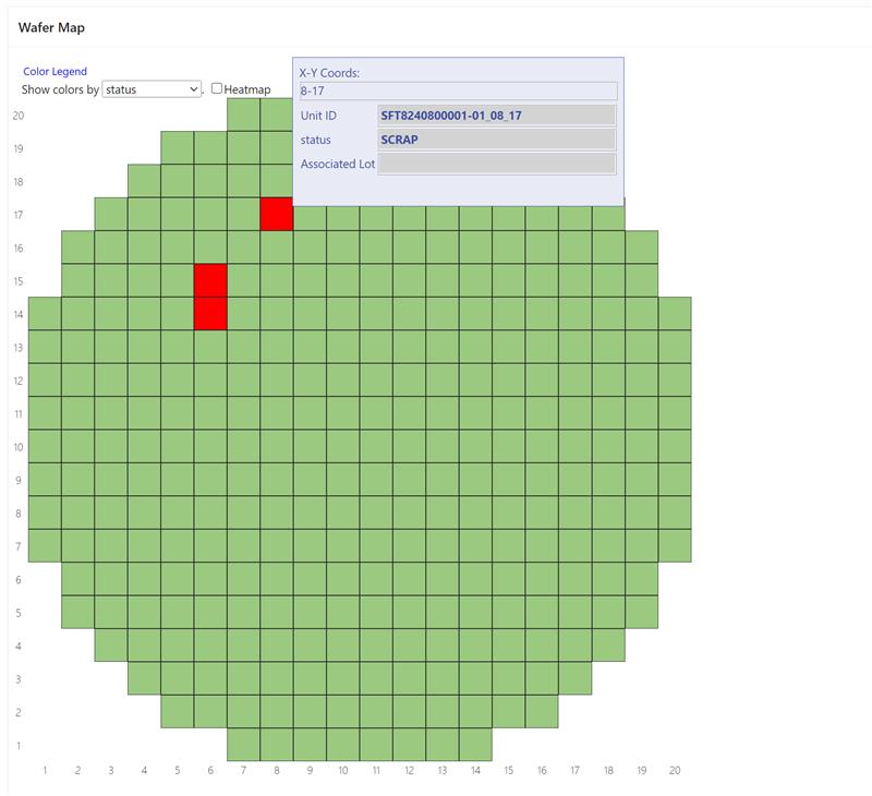 Wafer Map Die Scrapping